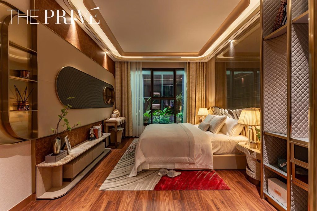 Phối cảnh phòng ngủ căn hộ The Privé
