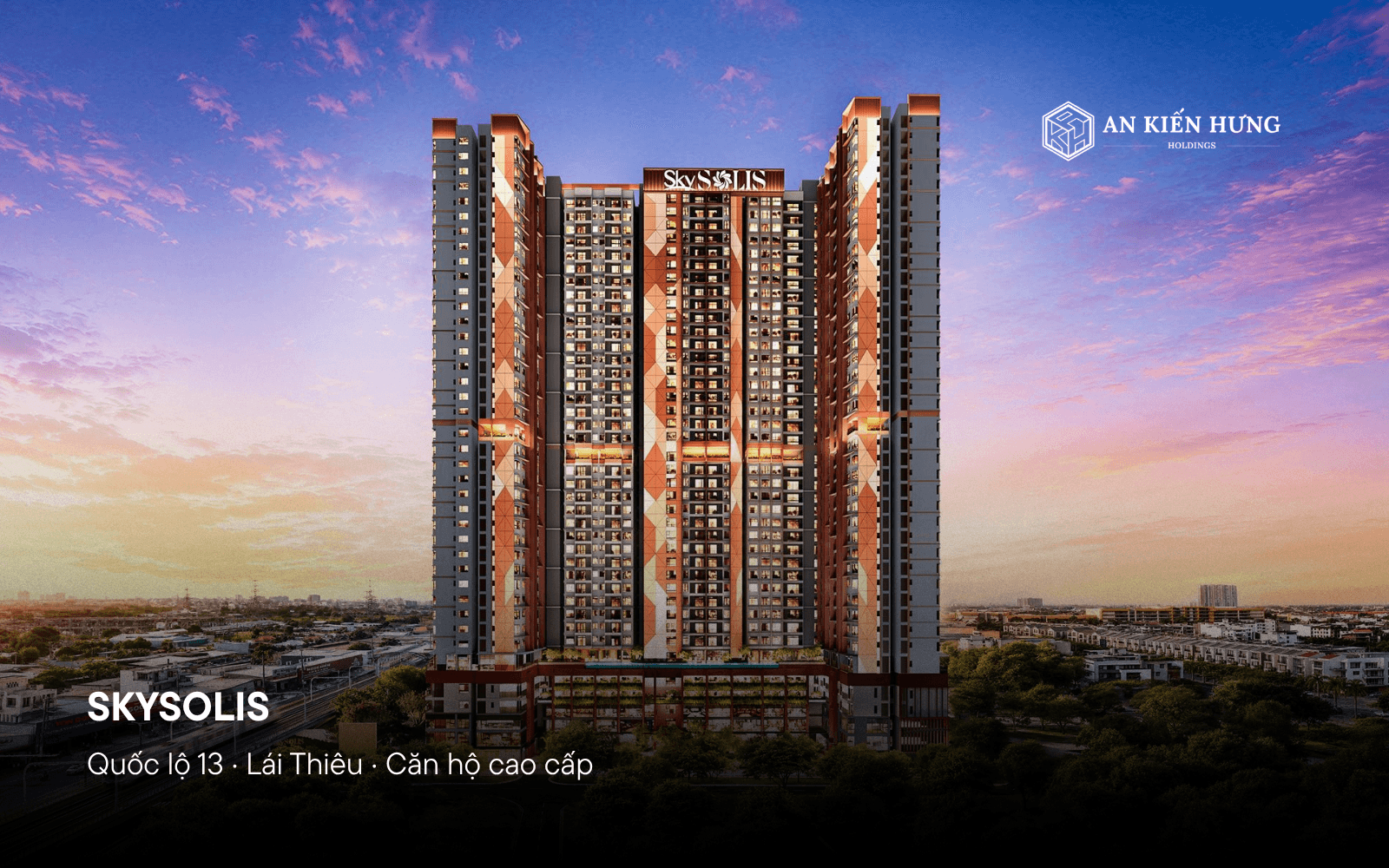 Dự án căn hộ SkySOLIS trên Quốc lộ 13 tại Lái Thiêu