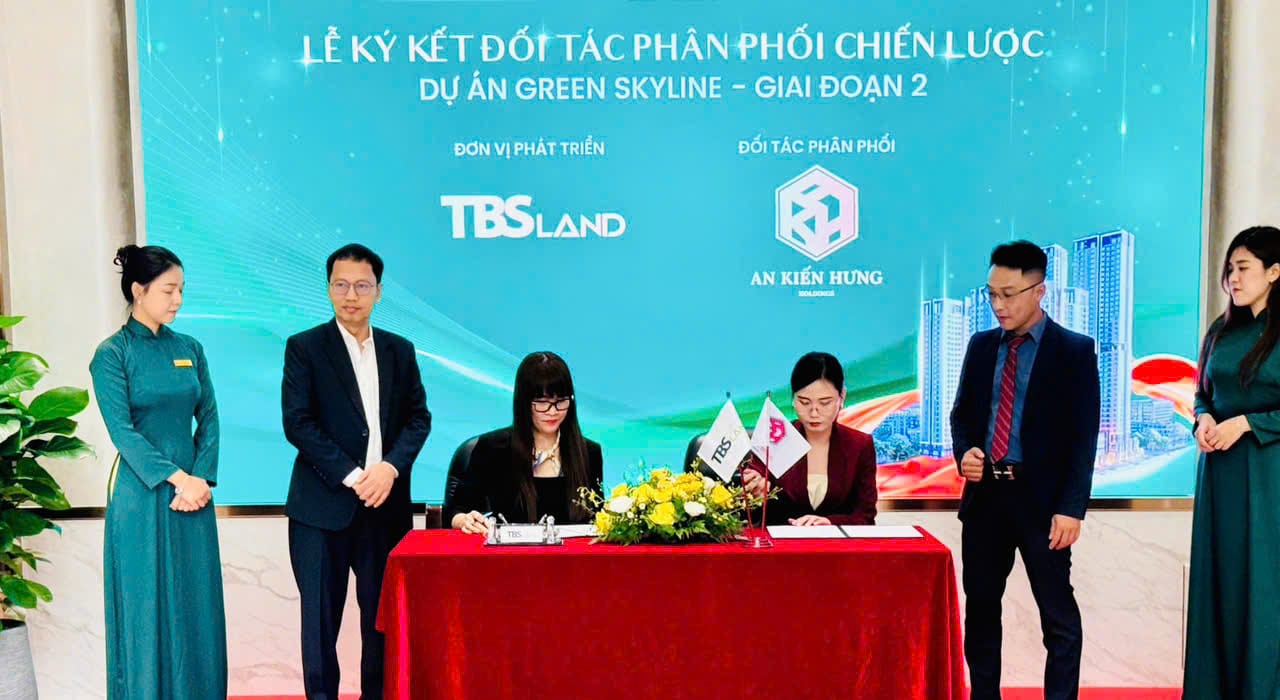 An Kiến Hưng kí kết hợp tác chính thức với dự án Green Skyline
