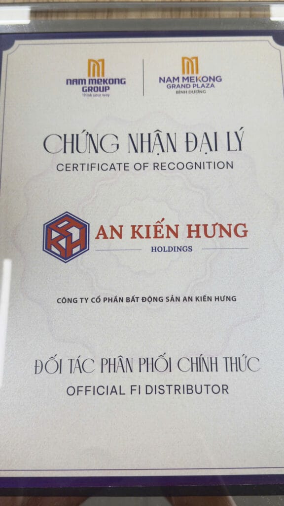 An Kiến Hưng là Đại lý phân phối chính thức Nam Mekong