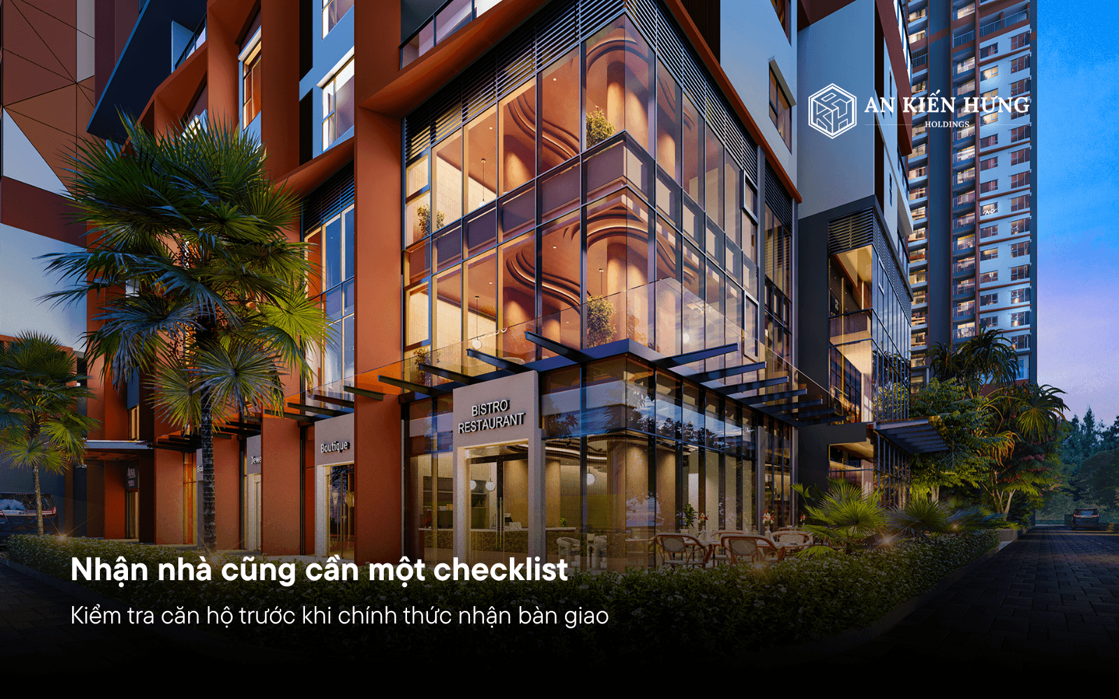 Checklist nhận bàn giao căn hộ chung cư