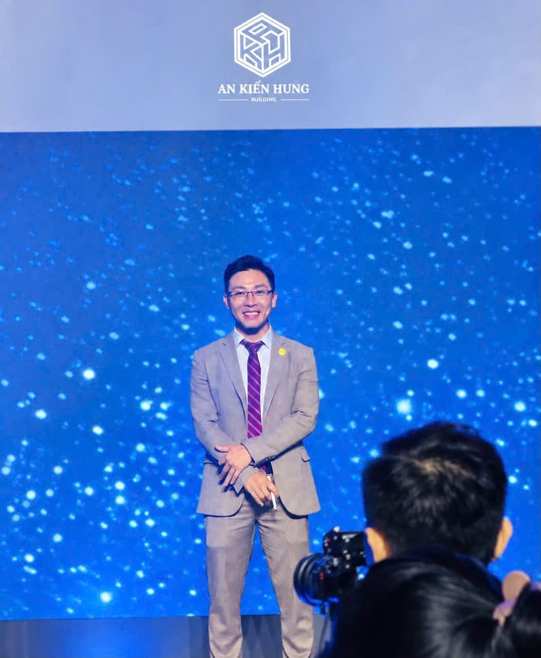 Founder Đặng Huy tại sự kiện Kickoff TT Genesis