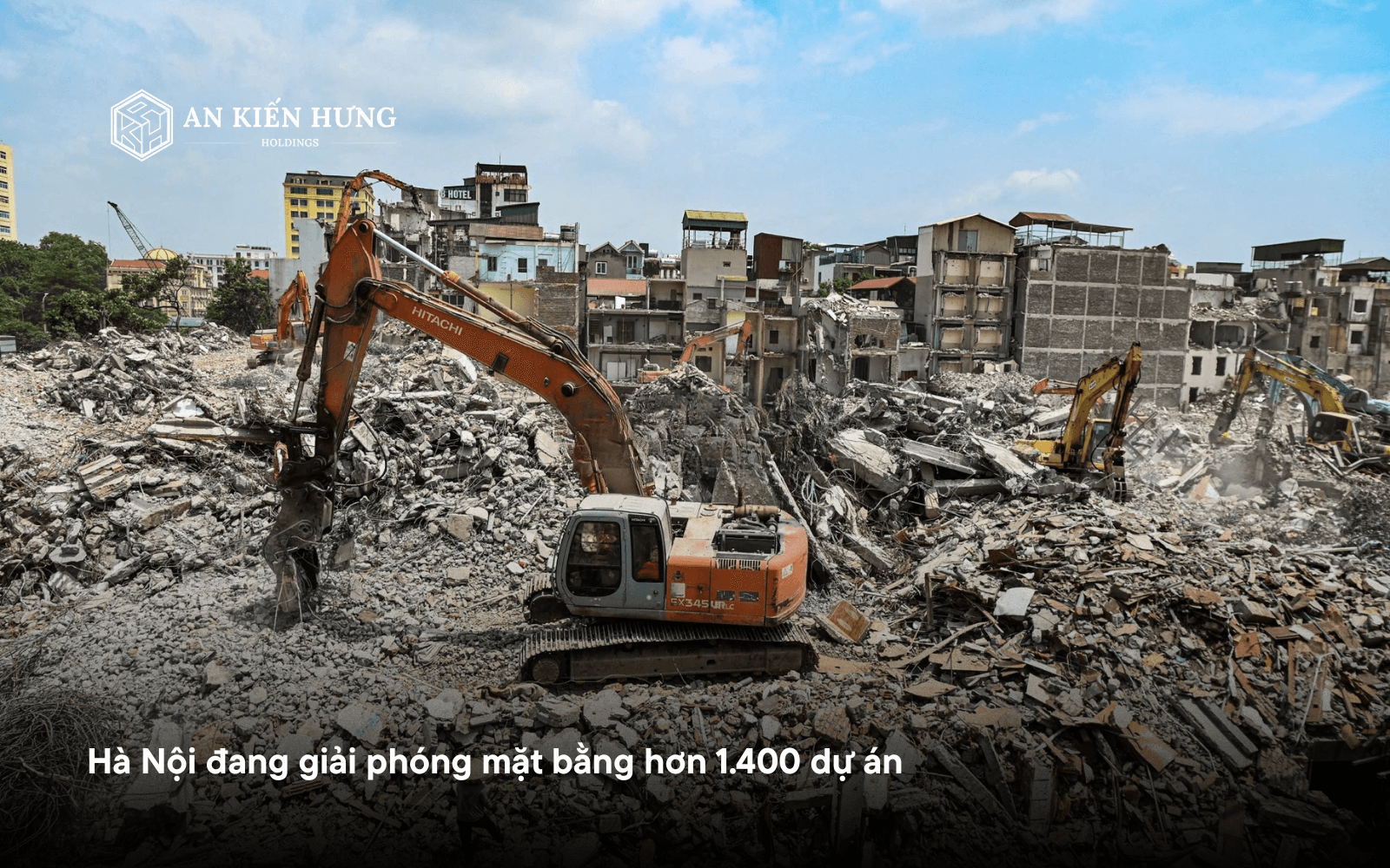 Hà Nội đang giải phóng hơn 1.400 dự án