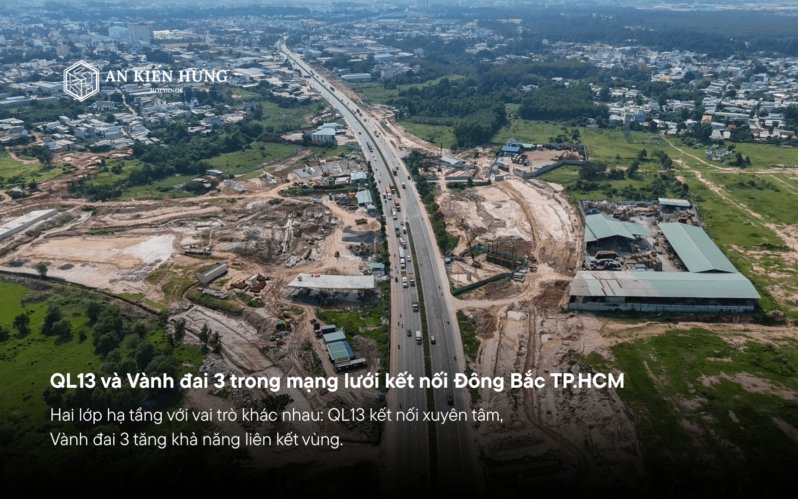 Quốc lộ 13 Vành đai 3 kết nối Lái Thiêu Thuận An