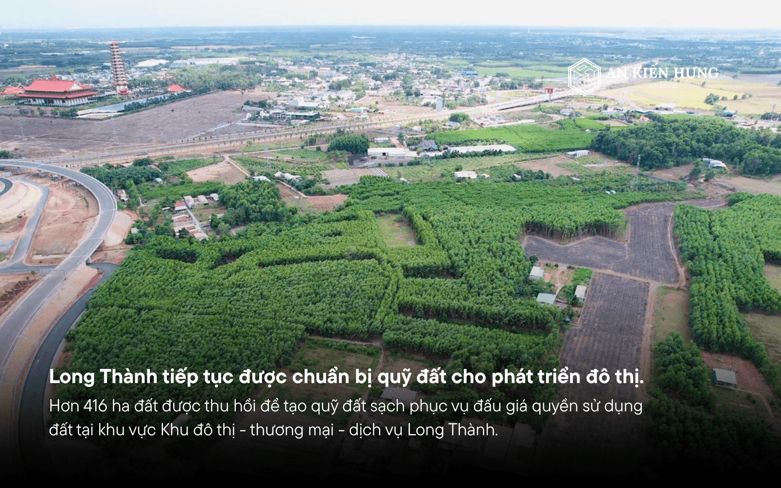 Quỹ đất Long Thành và khu vực phát triển đô thị gần sân bay