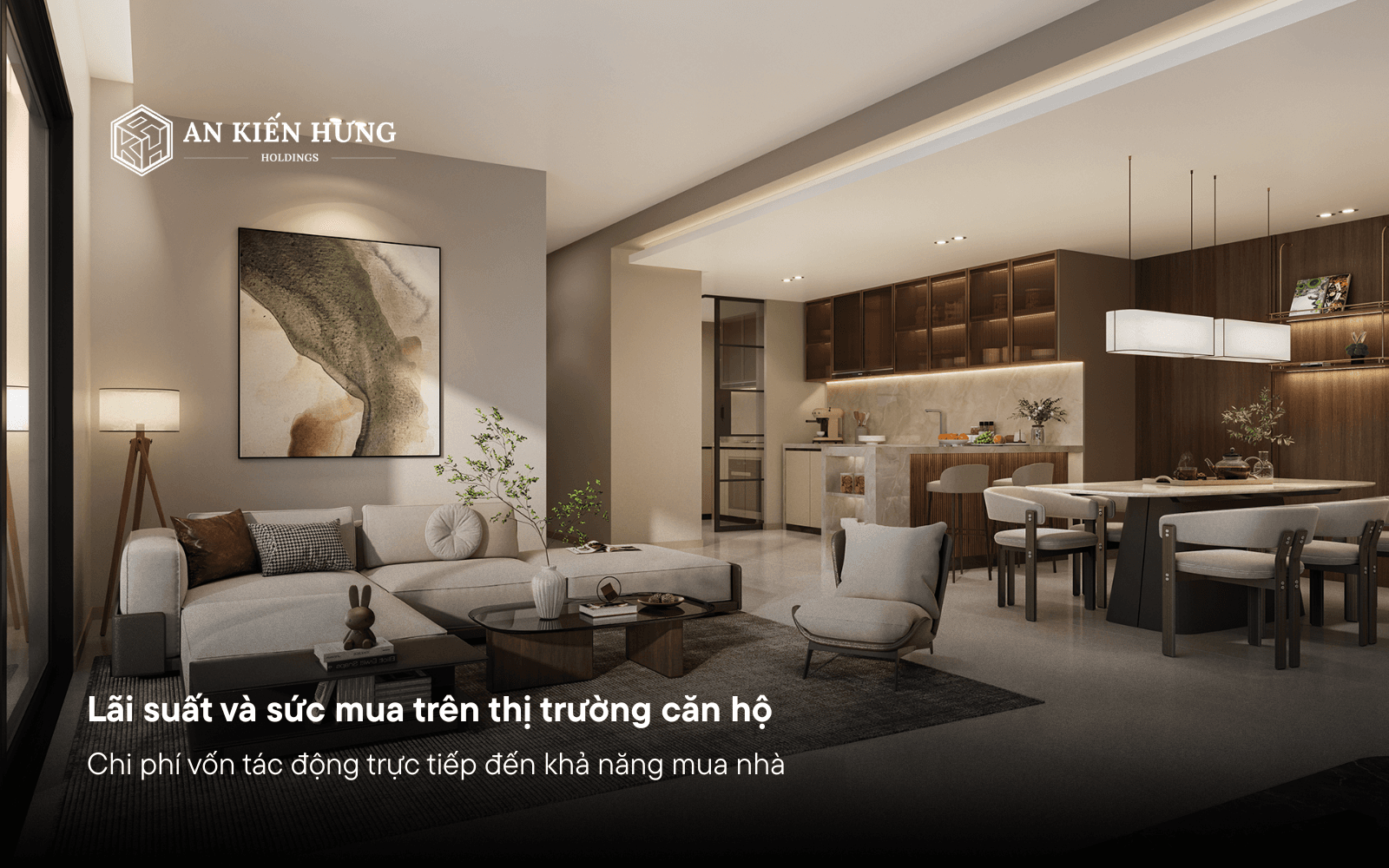 lãi suất ảnh hưởng đến giá căn hộ