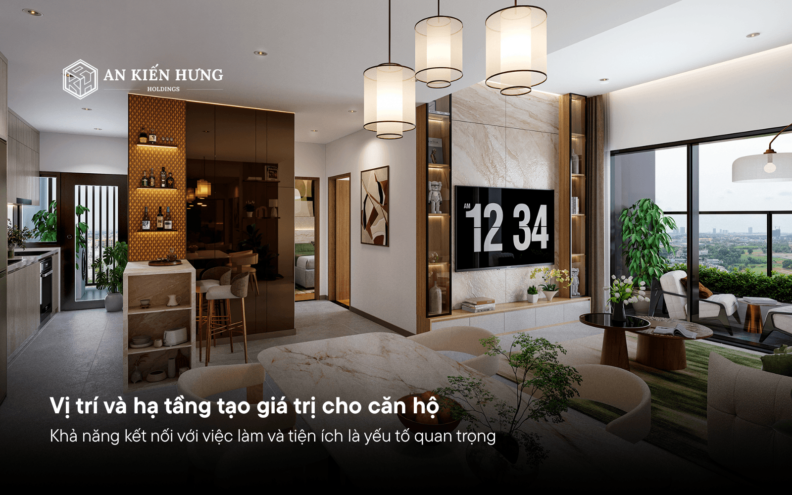 vị trí và hạ tầng ảnh hưởng giá căn hộ