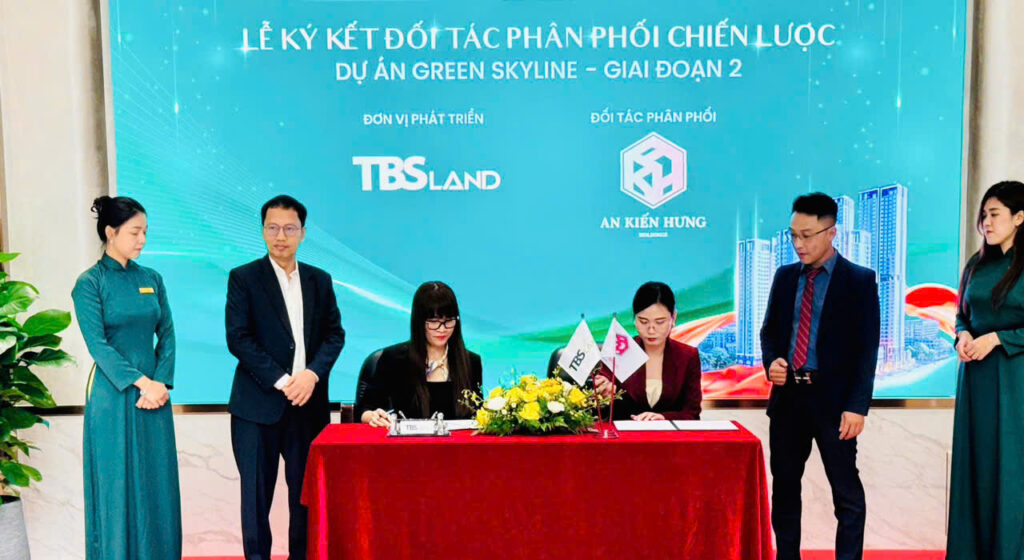 An Kiến Hưng kí kết hợp tác chiến lược với Green Skyline - TBS Land