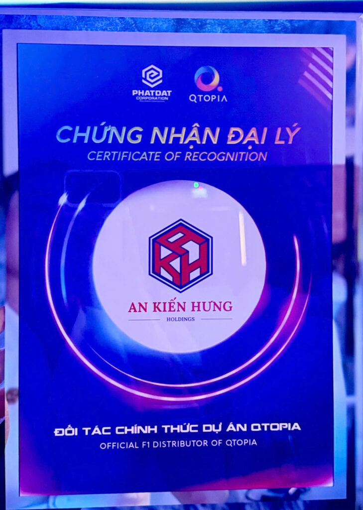 Giấy Chứng Nhận Dự Án Qtopia