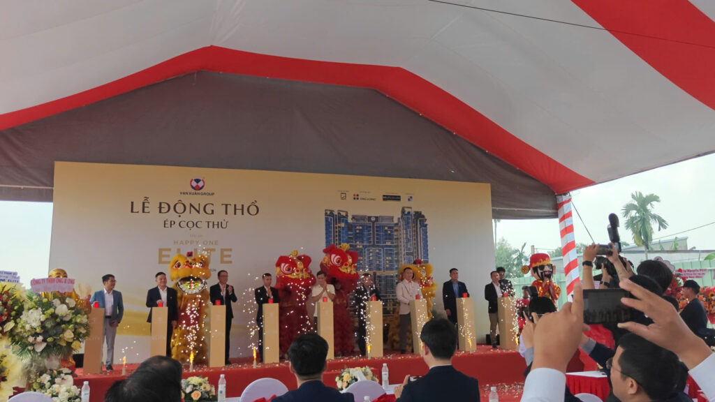 Hình ảnh sự kiện Lễ động thổ Happy One Elite