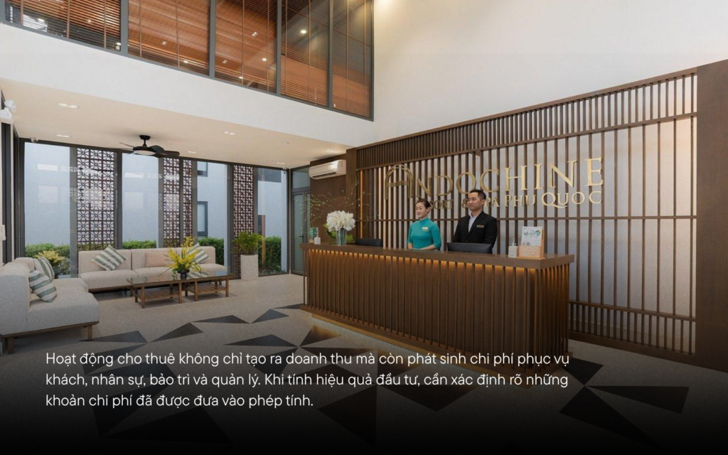 Khu vực lễ tân và nhân viên phục vụ tại Andochine Resort & Spa Phú Quốc