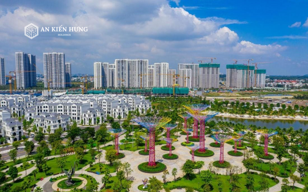 Toàn cảnh các tòa căn hộ trong khu đô thị quy mô lớn ở khu Đông TP.HCM