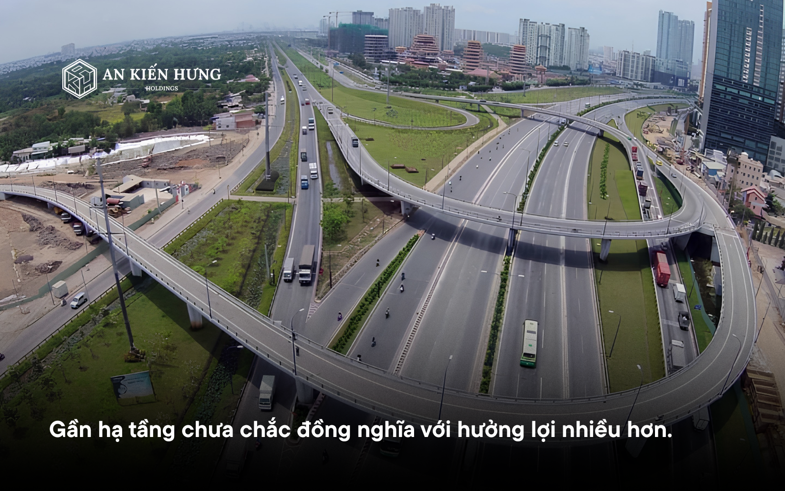 khoảng cách đến hạ tầng và khả năng hưởng lợi của bất động sản